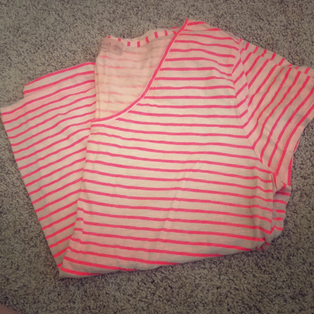 Loft neon striped tee